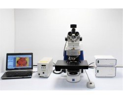 Zeiss AXIO Imager.M1 Fluorescence Motorized Microscope with Piezo Scanning Stage Pred Imager M2 - AV