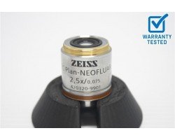 Zeiss EC Plan-NEOFLUAR 2.5x/0.075 Microscope Objective 420320-9901 Unit 2 SOLDOUT