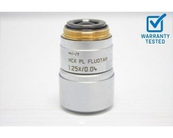 Leica HCX PL FLUOTAR 1.25x/0.04 Microscope Objective Unit 4 506215