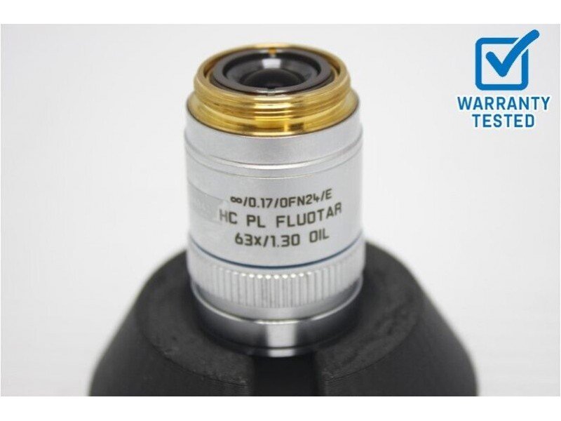 Leica HC PL FLUOTAR 63x/1.30 Oil Microscope Objective Unit 3