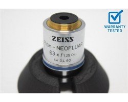 Zeiss Plan-NEOFLUAR 63x/1.25 Oil Microscope Objective 44 04 60 Unit 7 SOLDOUT