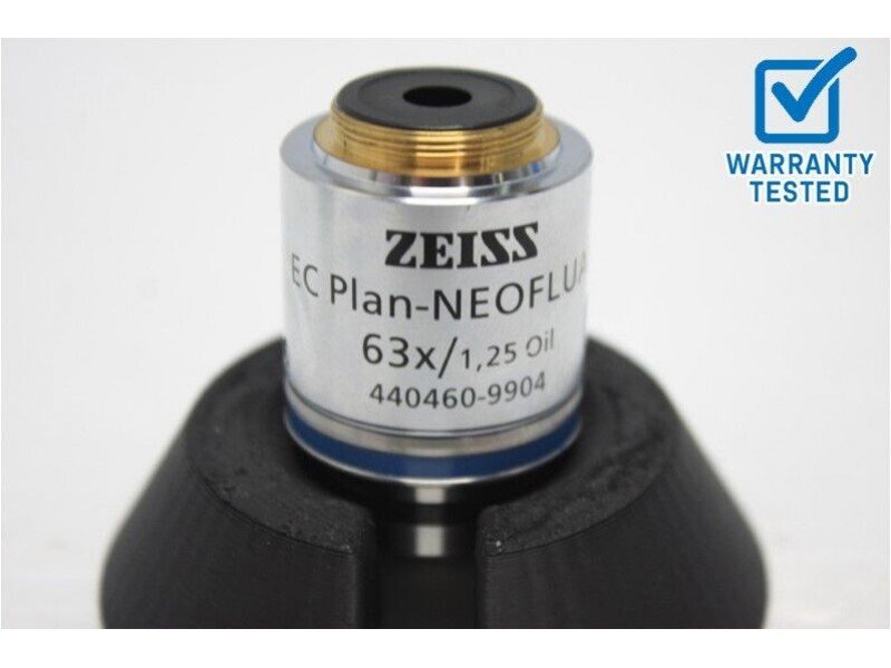 Zeiss EC Plan-NEOFLUAR 63x/1.25 Oil Microscope Objective 440460-9904 Unit 3