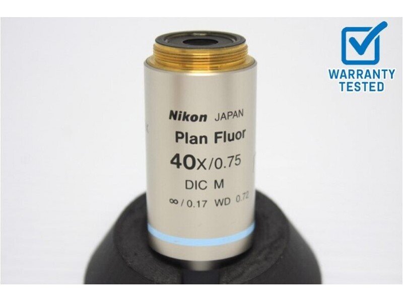 Nikon Plan Fluor 40x/0.75 DIC M Microscope Objective Unit 11