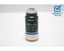 Nikon LWD 40x/0.55 Ph1 ADL Microscope Objective Unit 5