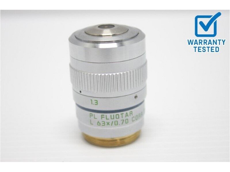 Leica PL FLUOTAR L 63x/0.70 CORR PH2 Microscope Objective 506062 Unit 2
