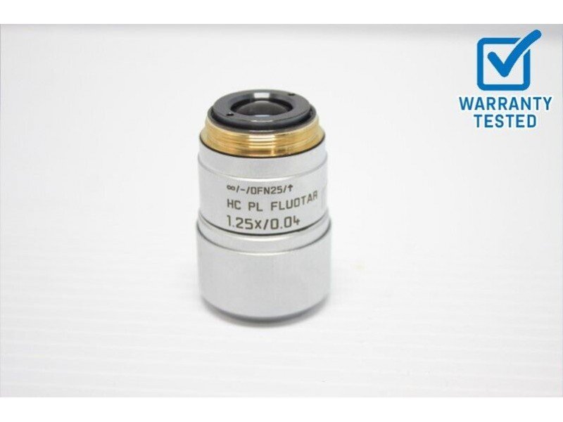 Leica HC PL FLUOTAR 1.25x/0.04 Microscope Objective Unit 2