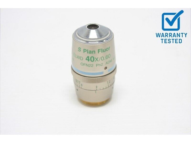 Nikon S Plan Fluor ELWD 40x/0.60 Ph2 Microscope Objective Unit 10