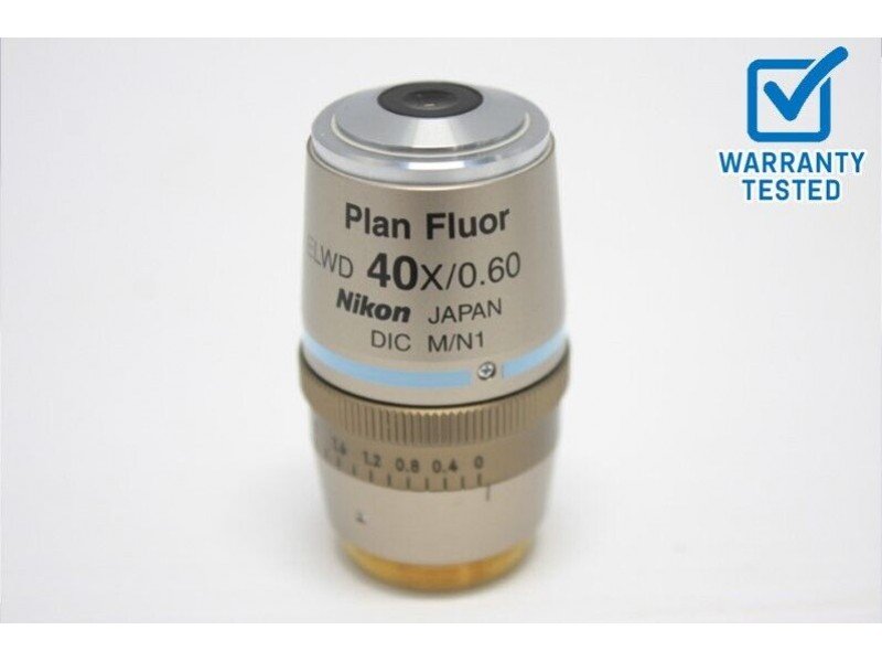 Nikon Plan Fluor ELWD 40x/0.60 DIC Microscope Objective Unit 17