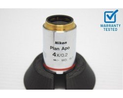 Nikon Plan Apo 4x/0.2 Microscope Objective Unit 16