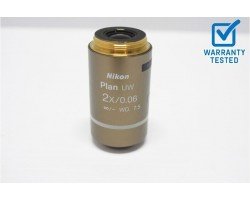 Nikon Plan UW 2x/0.06 Microscope Objective Unit 21