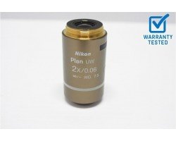 Nikon Plan UW 2x/0.06 Microscope Objective Unit 21 SOLDOUT