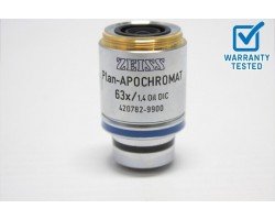 Zeiss Plan-APOCHROMAT 63x/1.4 Oil DIC Microscope Objective Unit 4 420782-9900 SOLDOUT