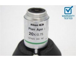 Nikon Plan Apo 20x/0.75 DIC N2 Lambda Microscope Objective Unit 25