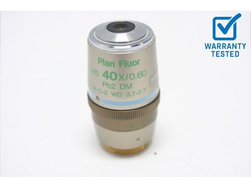 Nikon Plan Fluor ELWD 40x/0.60 Ph2 DM Microscope Objective Unit 14