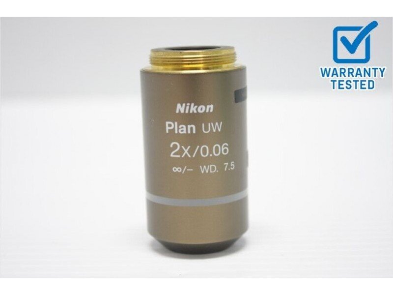 Nikon Plan UW 2x/0.06 Microscope Objective Unit 15