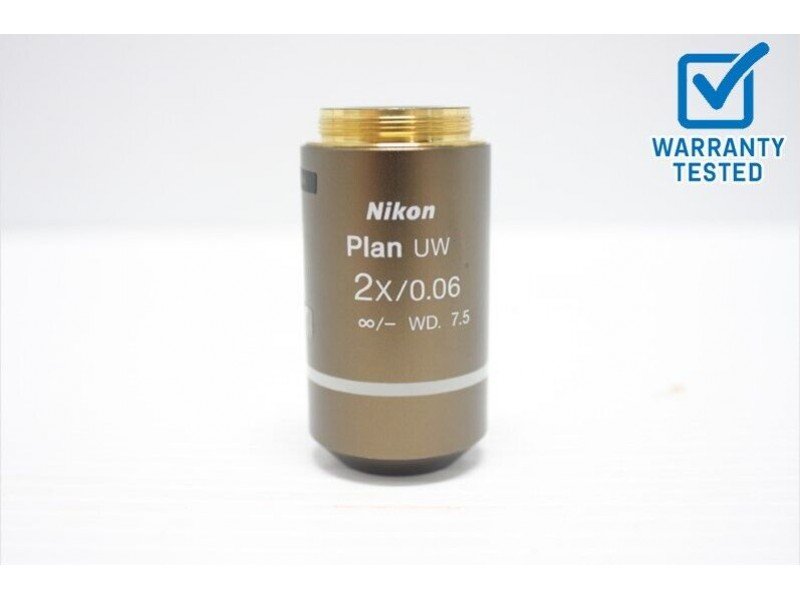 Nikon Plan UW 2x/0.06 Microscope Objective Unit 13