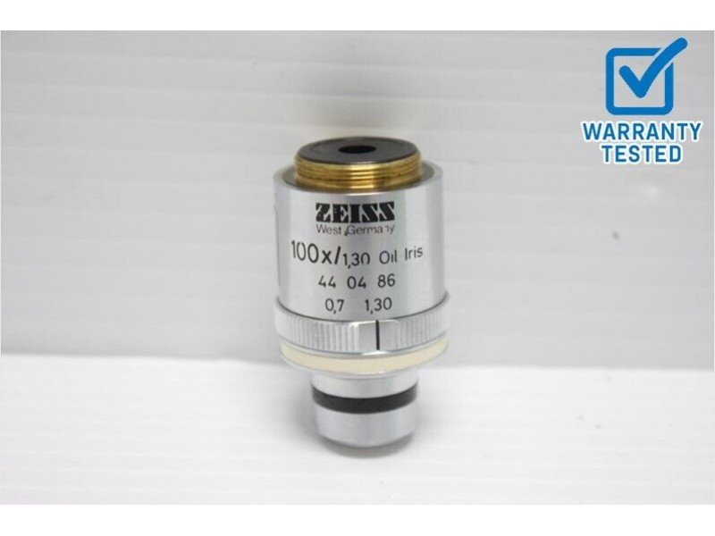 Zeiss Plan-NEOFLUAR 100x/1.30 Oil Iris Microscope Objective Unit 3 44 04 86