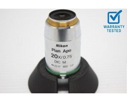 Nikon Plan APO 20x/0.75 DIC M Microscope Objective Unit 5