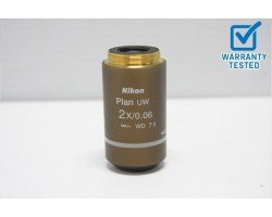 Nikon Plan UW 2x/0.06 Microscope Objective Unit 19