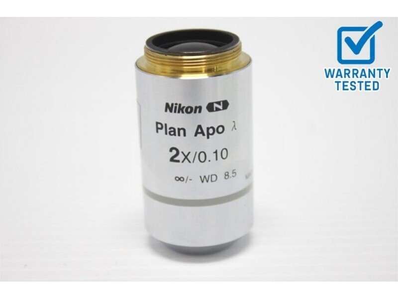 Nikon Plan Apo 2x/0.10 Lambda Microscope Objective Unit 5