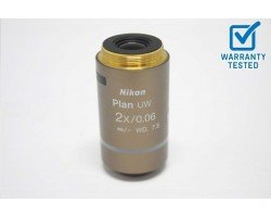 Nikon Plan UW 2x/0.06 Microscope Objective Unit 18