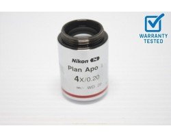 Nikon Plan Apo 4x/0.20 Lambda Microscope Objective Unit 2 SOLDOUT