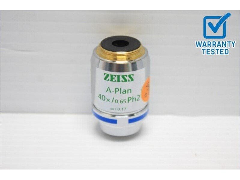 Zeiss A-Plan 40x/0.65 Ph2 Microscope Objective Unit 2 44 10 51
