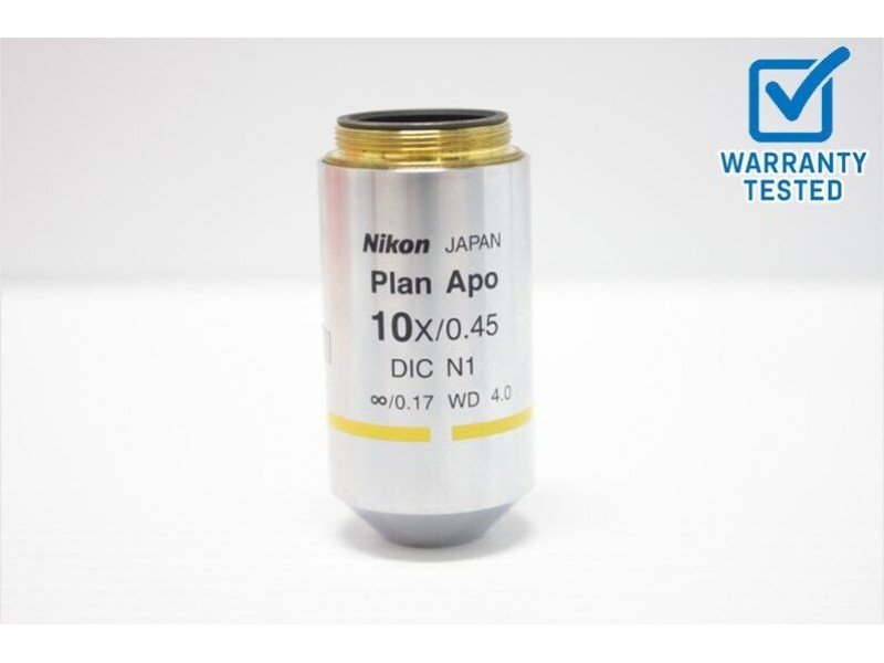 Nikon Plan APO 10x/0.45 DIC N1 Microscope Objective Unit 7