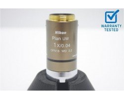 Nikon Plan UW 1x/0.04 Microscope Objective Unit 9 SOLDOUT