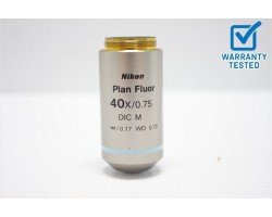 Nikon Plan Fluor 40x/0.75 DIC M Microscope Objective Unit 7