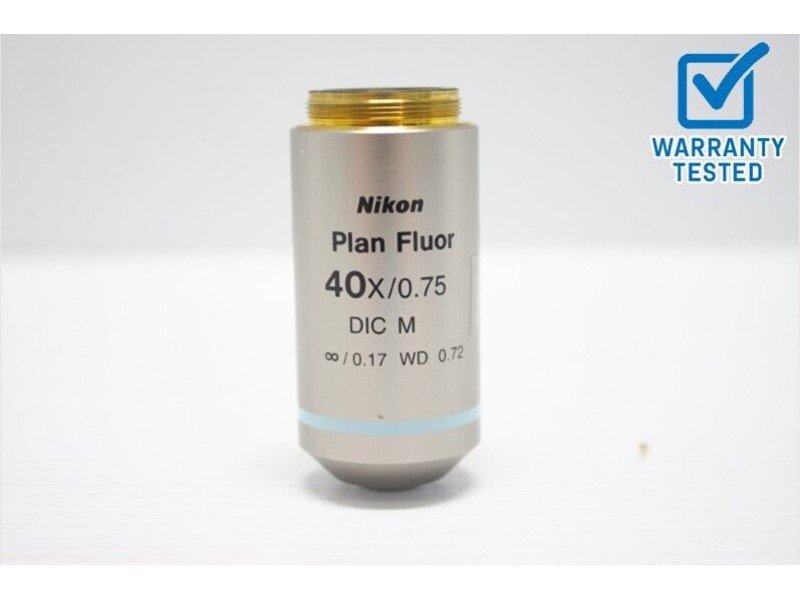 Nikon Plan Fluor 40x/0.75 DIC M Microscope Objective Unit 7