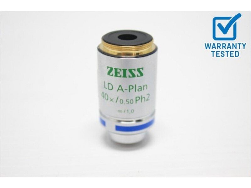Zeiss LD A-Plan 40x/0.50 Ph2 Microscope Objective Unit 8 1006-595