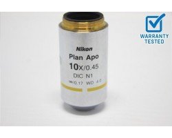 Nikon Plan Apo 10x/0.45 DIC N1 Microscope Objective Unit 8