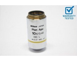 Nikon Plan Apo 10x/0.45 DIC L Microscope Objective
