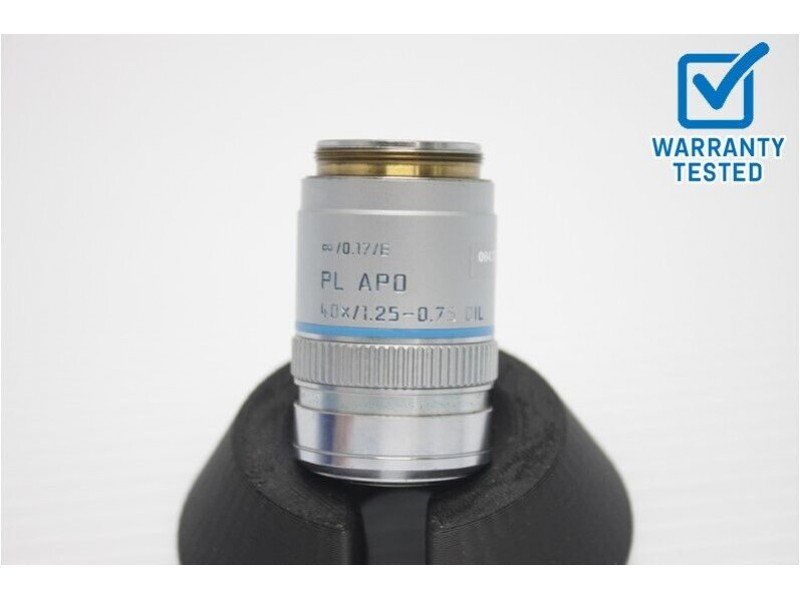 Leica PL APO 40x/1.25-0.75 Oil Microscope Objective 506105 Unit 2