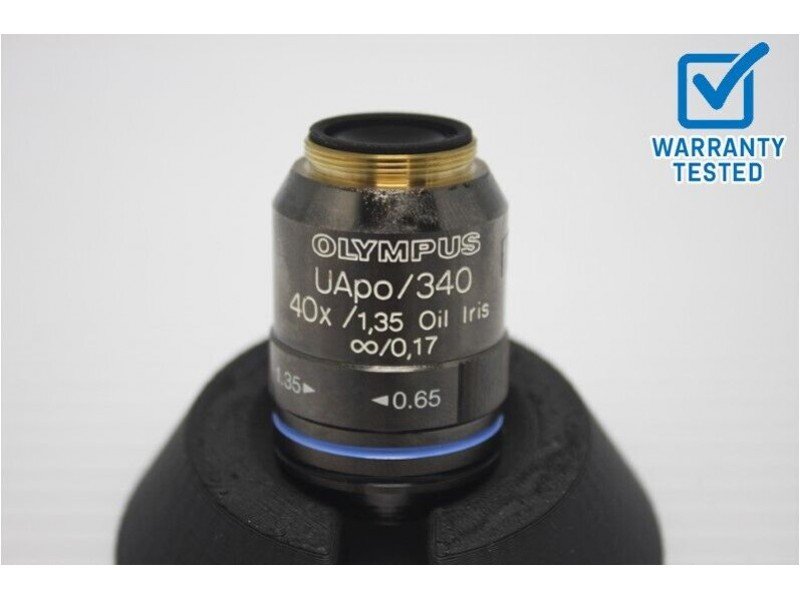 Olympus UApo/340 40x/1.35 Oil Iris Microscope Objective Unit 4