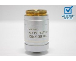 Leica HCX PL FLUOTAR 100x/1.30 Oil Microscope Objective Unit 10