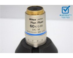 Nikon Plan Fluor 60x/0.85 DIC M Microscope Objective Unit 5