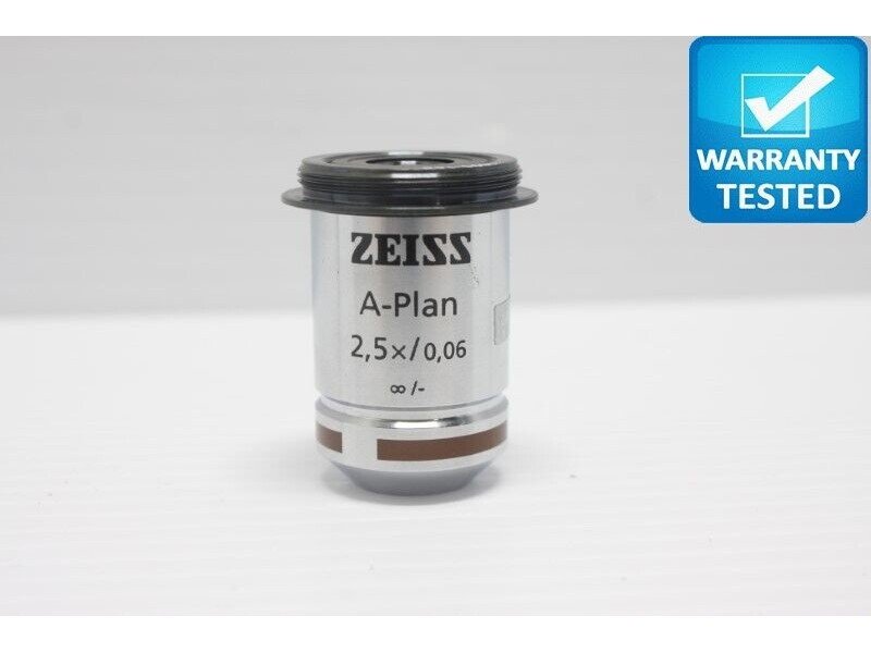 Zeiss A-Plan 2.5x/0.06 Microscope Objective Unit 2 1113-114
