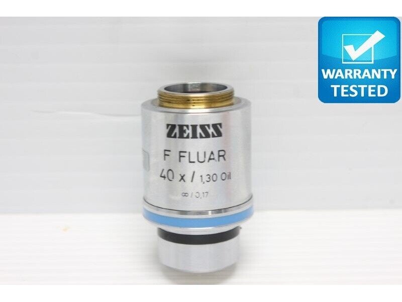 Zeiss F FLUAR 40x/1.30 Oil Microscope Objective 44 02 58