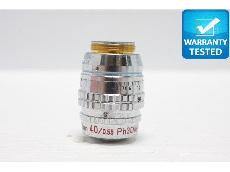Nikon ELWD Plan 40x/0.55 Ph3 DM Microscope Objective