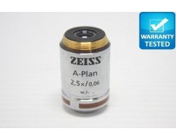 Zeiss A-Plan 2.5x/0.06 Microscope Objective Unit 3 1113-114 SOLDOUT