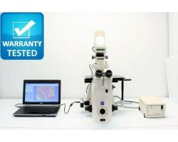Zeiss Axiovert 200M Inverted Fluorescence Motorized PH Microscope Unit 5 SOLDOUT