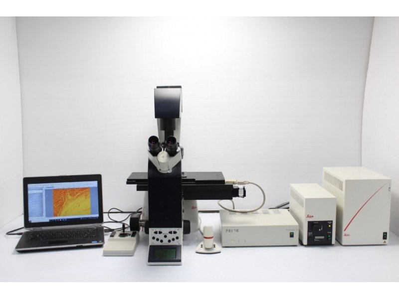 Leica DMI6000 B Inverted Fluorescence Motorized Phase Contrast Microscope Unit2 Pred DMi8 - AV