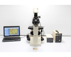 Nikon Diaphot 200 Inverted Fluorescence Phase Contrast Microscope Unit2 - AV