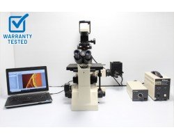 Nikon Diaphot 200 Inverted Fluorescence Phase Contrast Microscope - AV