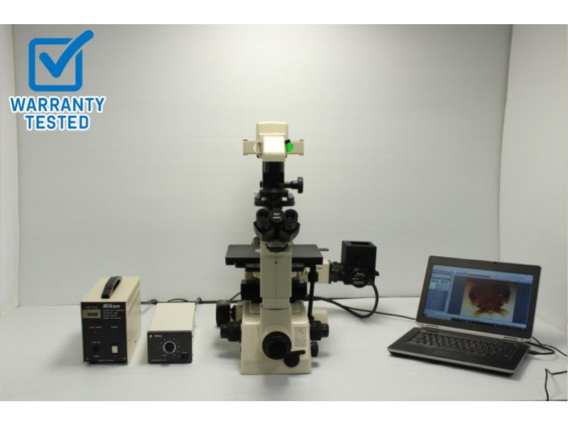 Nikon Diaphot 300 Inverted Fluorescence Phase Contrast Microscope Unit5 Pred Ti2 - AV