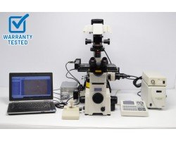 Nikon TE2000-E Inverted Fluorescence Motorized Phase Contrast Microscope Pred Ti - AV