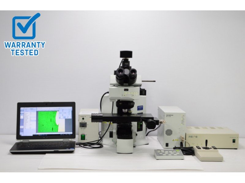 Olympus BX61 Fluorescence Motorized Microscope BX61TRF Unit2 Pred BX63 - AV