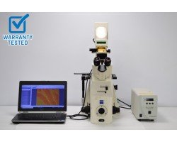 Zeiss Axiovert 200 Inverted Fluorescence Phase Contrast Microscope Pred AXIO Observer - AV